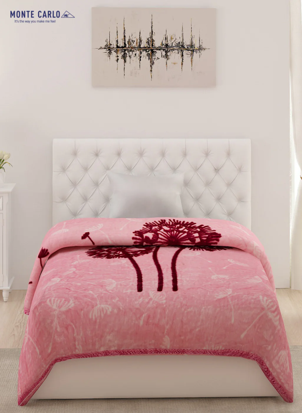 Double Bed Multicolor Mink Blanket - 1 Ply - Image 2