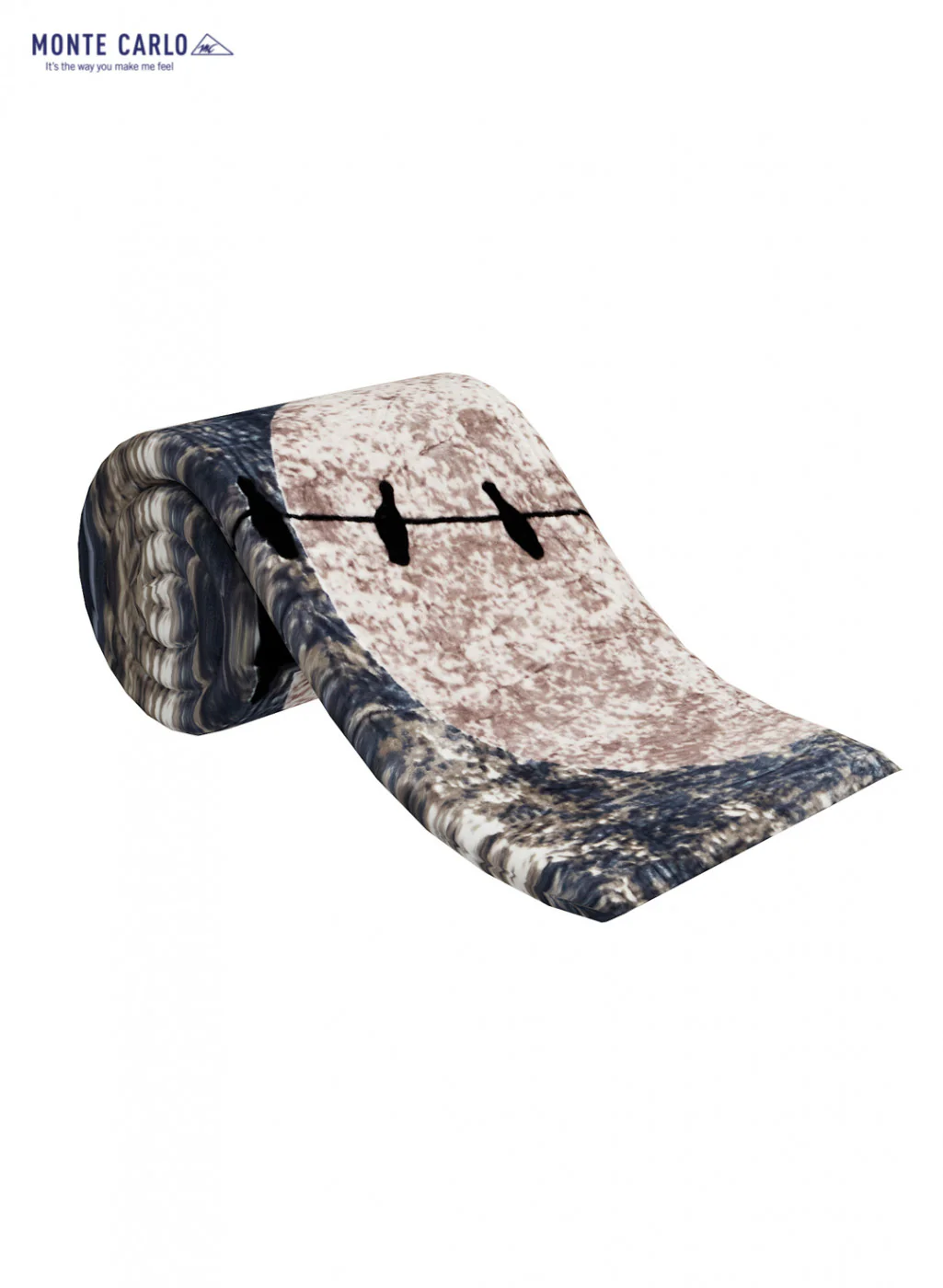 Double Bed Multicolor Mink Blanket - 1 Ply - Image 4