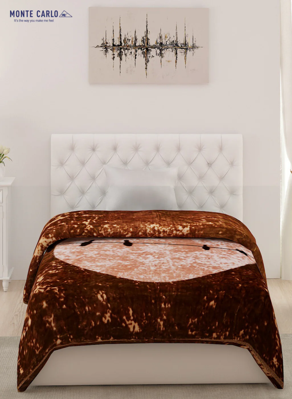 Double Bed Multicolor Mink Blanket - 1 Ply - Image 2