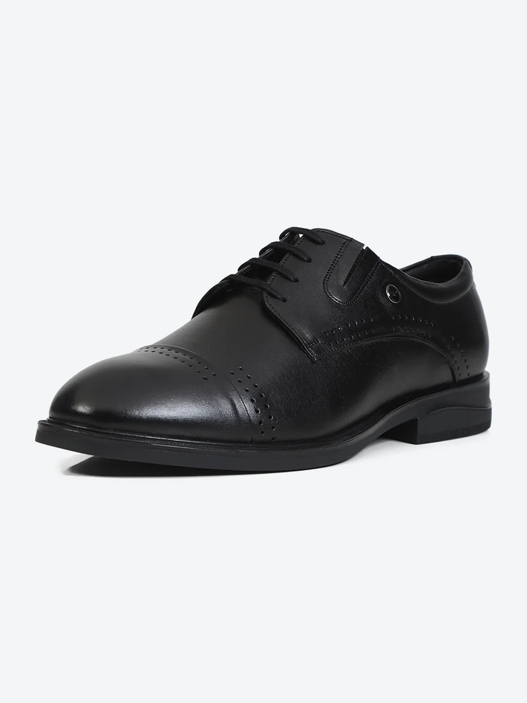 Monte Carlo Formal Derby Black Shoes for Men - Image 3