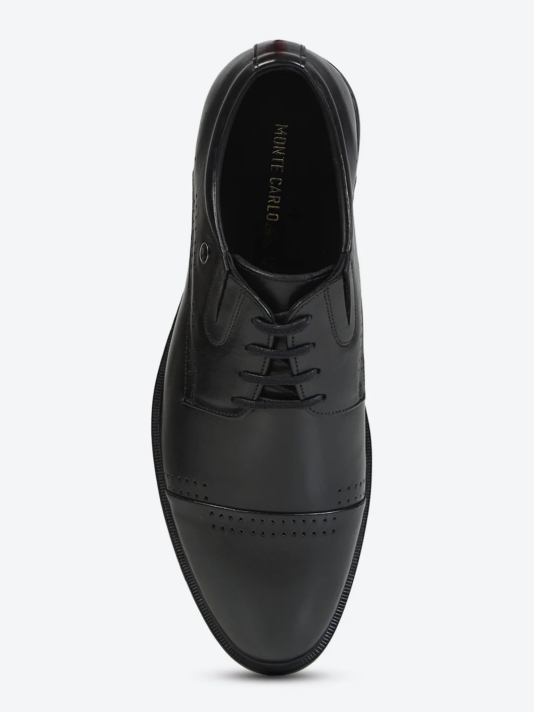 Monte Carlo Formal Derby Black Shoes for Men - Image 6