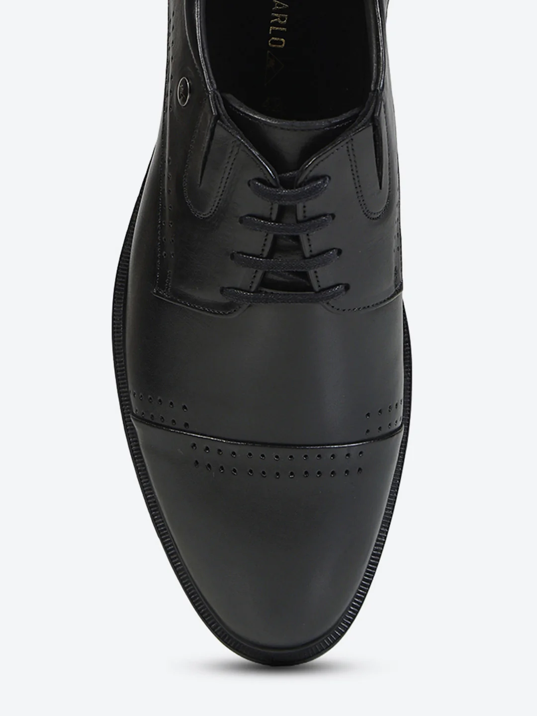 Monte Carlo Formal Derby Black Shoes for Men - Image 7