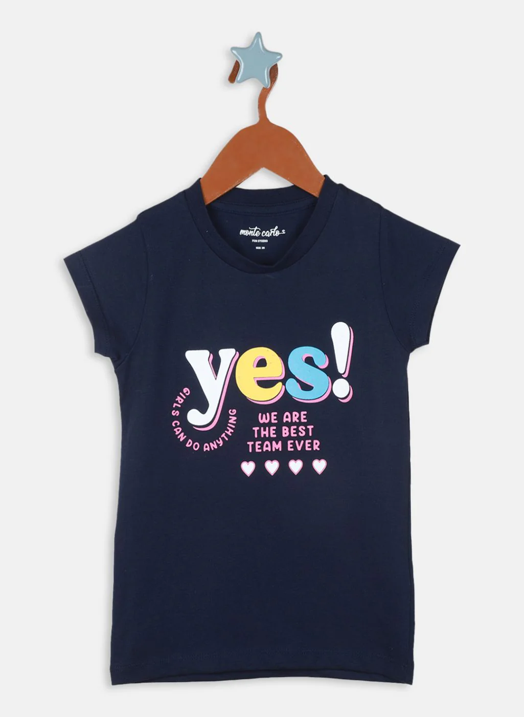 Girls Multicolor Printed Top 2 Pc Set - Image 5