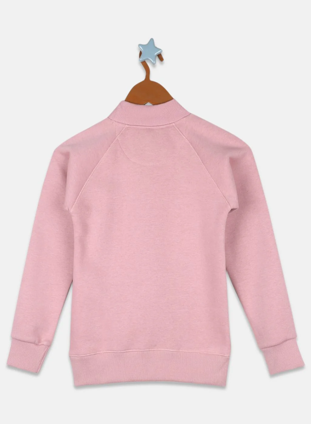 Girls Pink Printed Sweatshirt - Image 2
