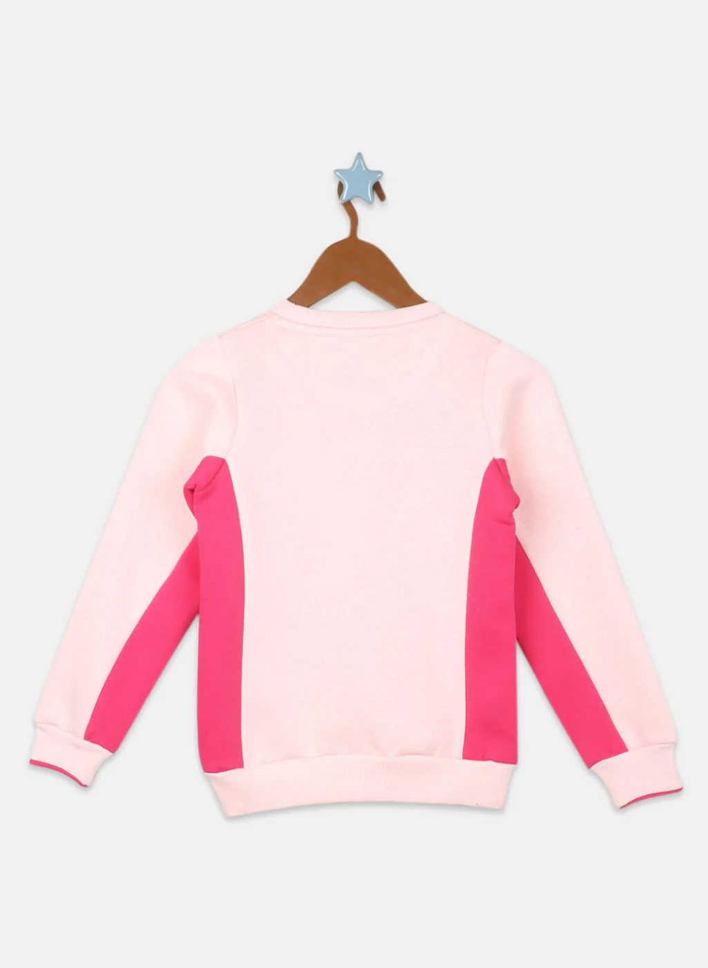 Girls Pink Printed Sweatshirt - Image 2