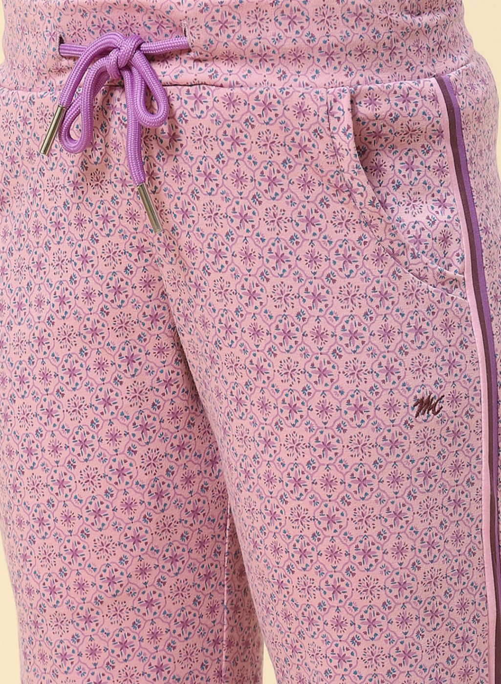 Girls Purple Regular Fit Lower - Image 6
