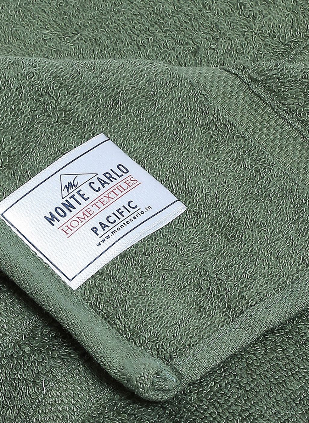 Green Cotton 525 GSM Bath Towel - Image 4