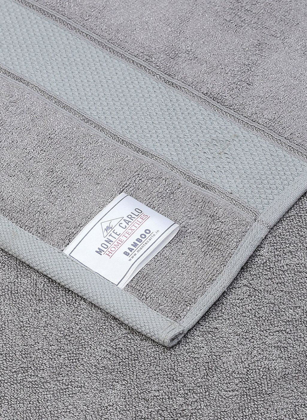 Grey Cotton 600 GSM Bath Towel - Image 4
