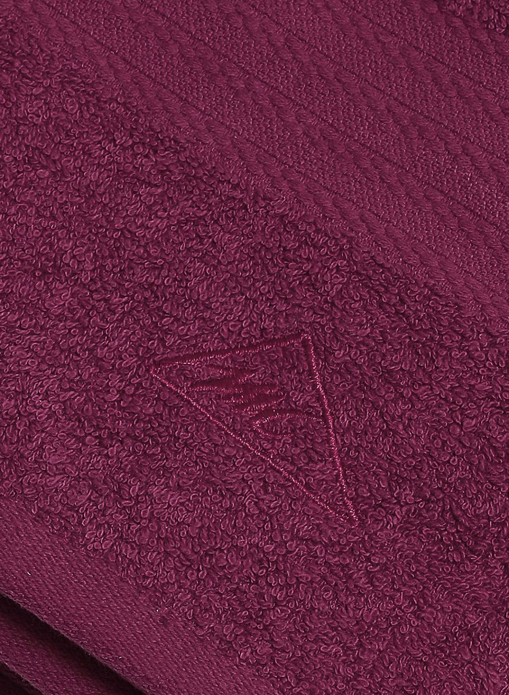Maroon Cotton 400 GSM Bath Towel - Image 3