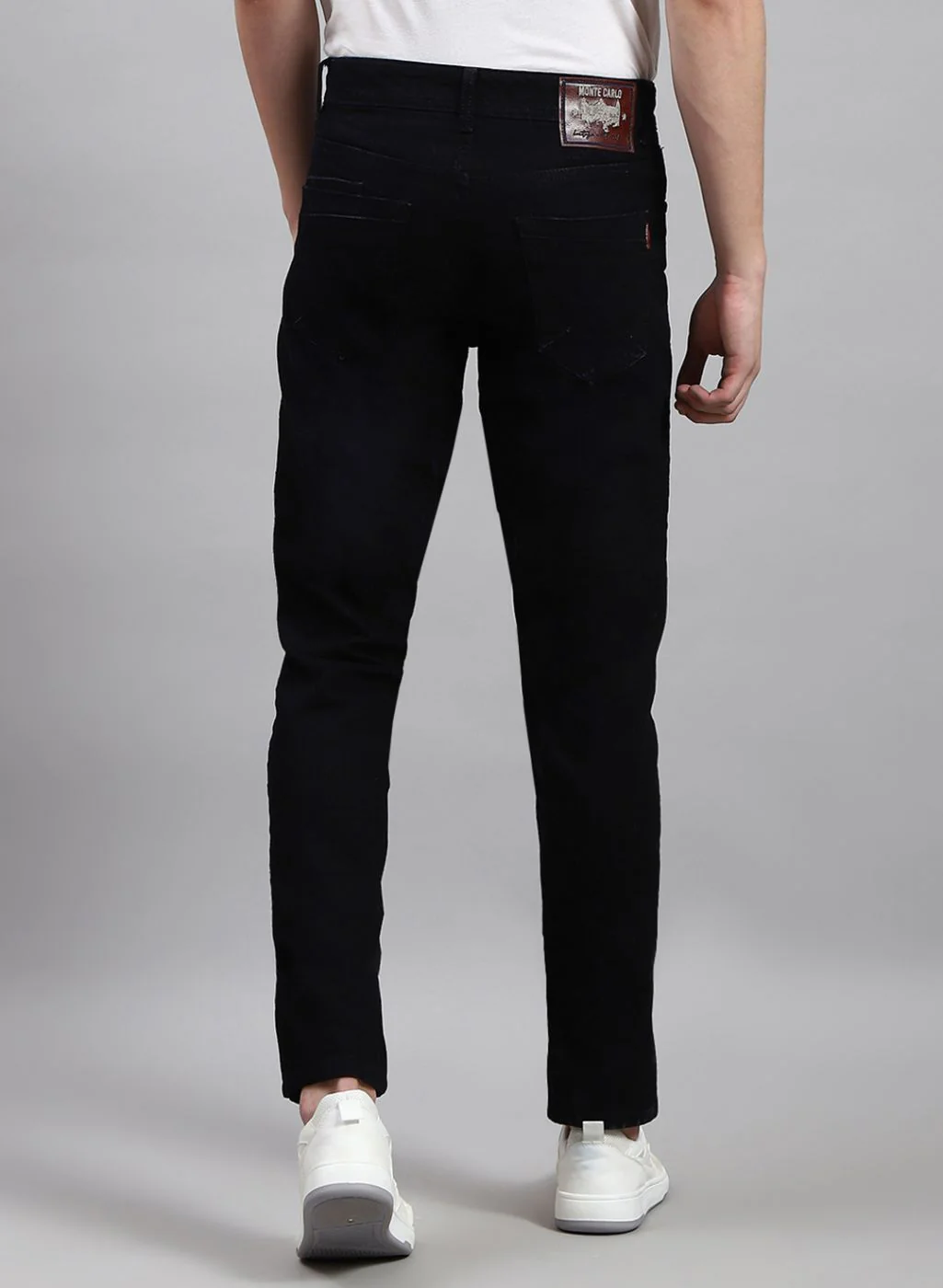 Men Black NArrow Fit Denim - Image 5