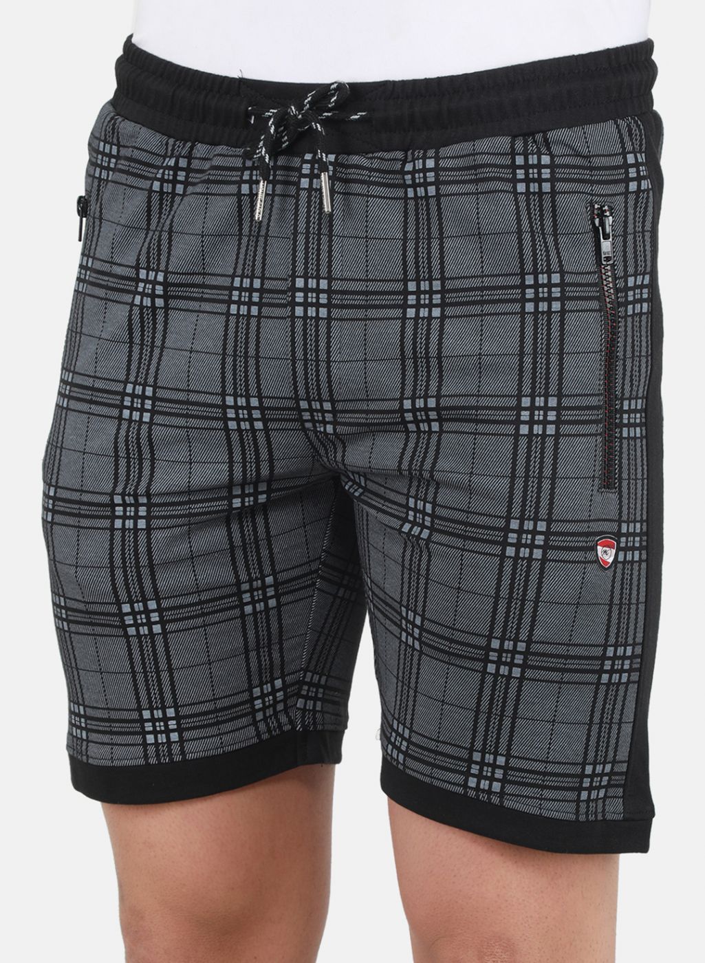 Men Black Printed Bermuda - Image 5
