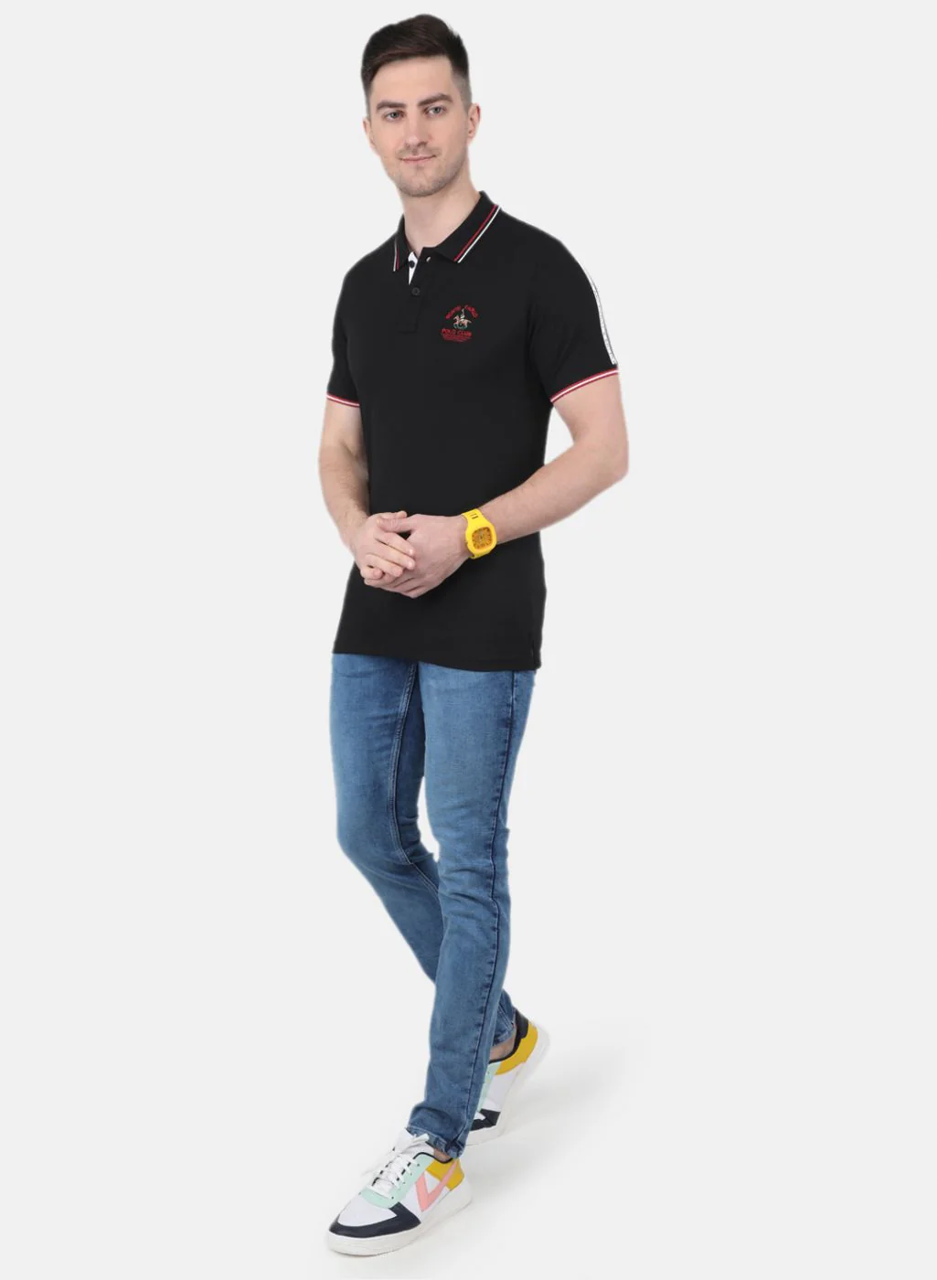Men Black Printed T-Shirt - Image 4