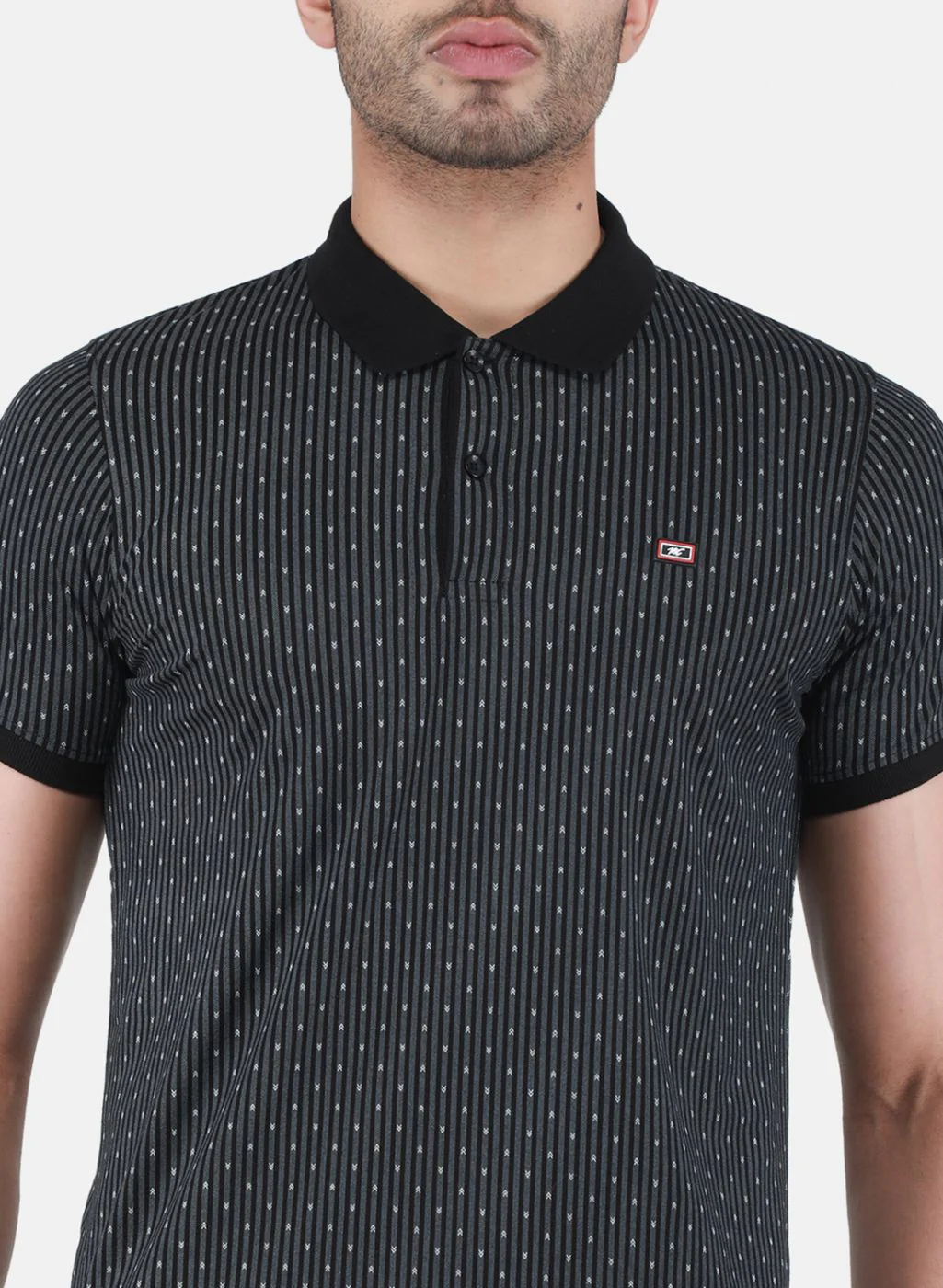 Men Black Printed T-Shirt - Image 5