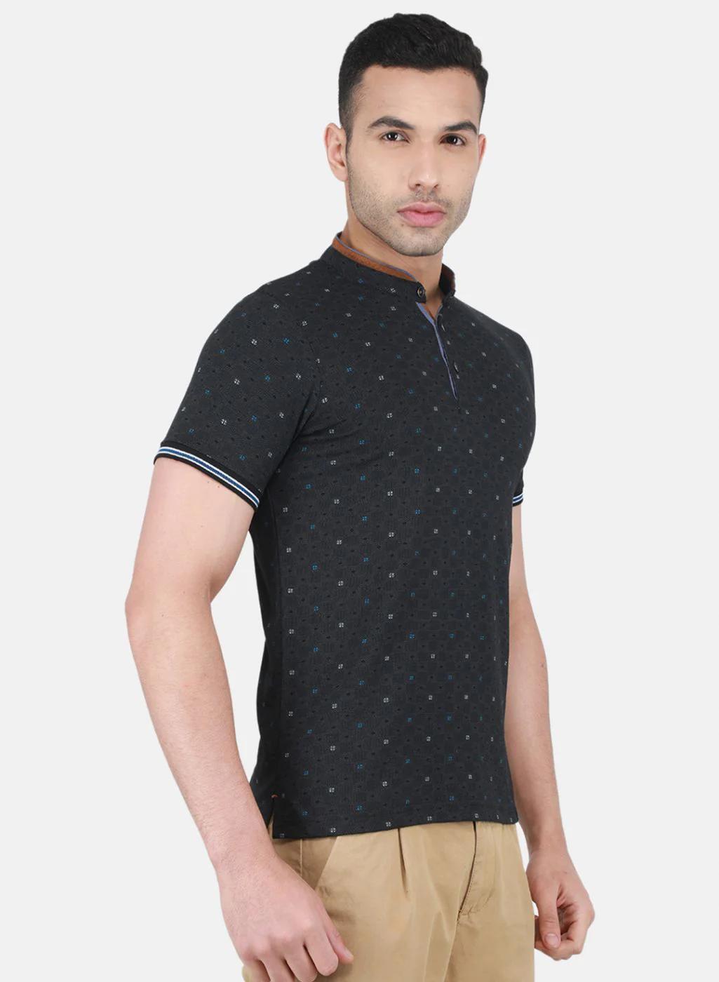 Men Black Printed T-Shirt - Image 6