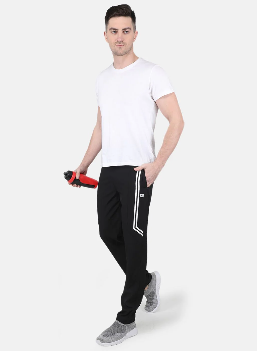 Men Black Regular Fit Lower - Image 4