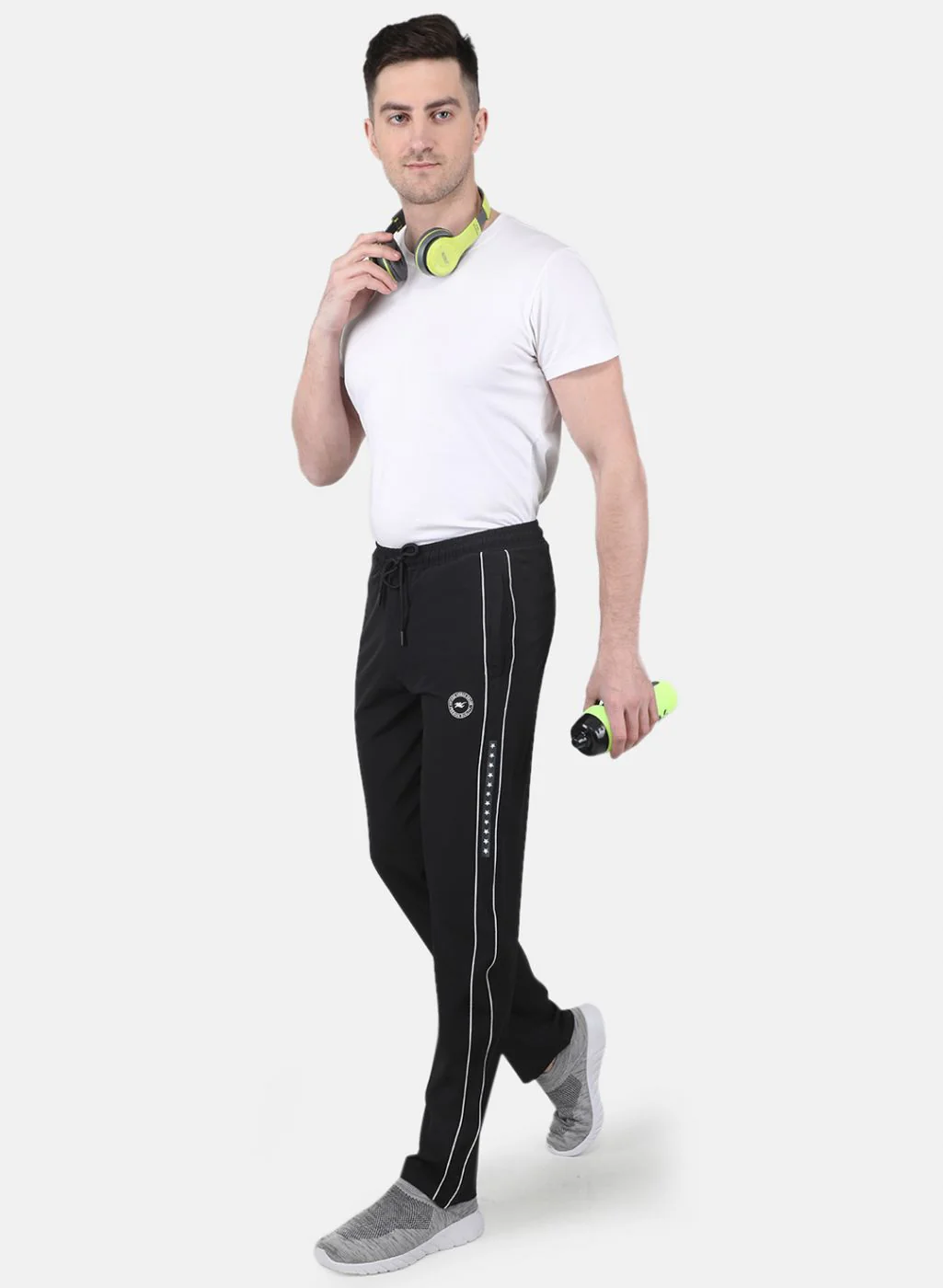 Men Black Regular Fit Lower - Image 2