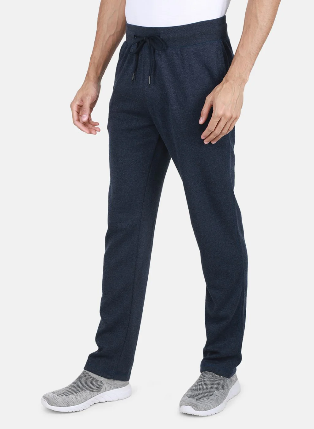 Men Navy Blue Regular Fit Lower - Image 2