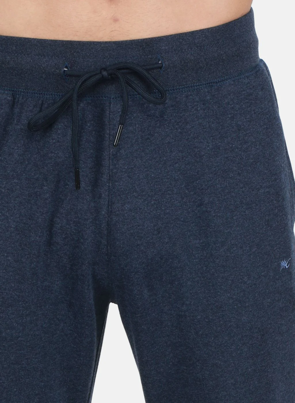 Men Navy Blue Regular Fit Lower - Image 5