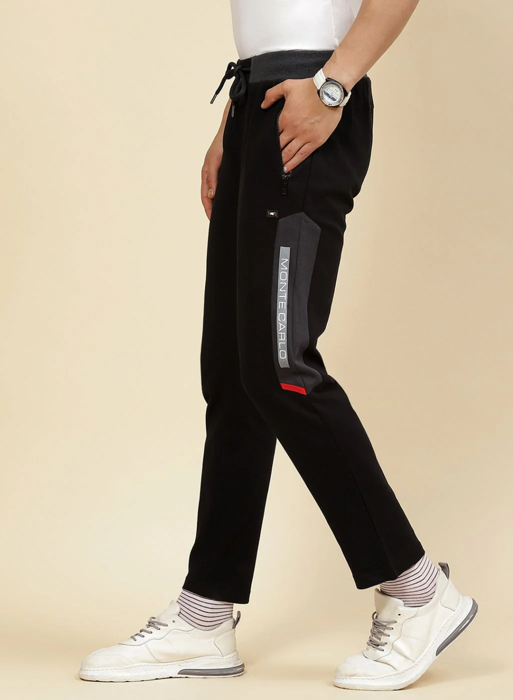 Men Black Regular Fit Lower - Image 3