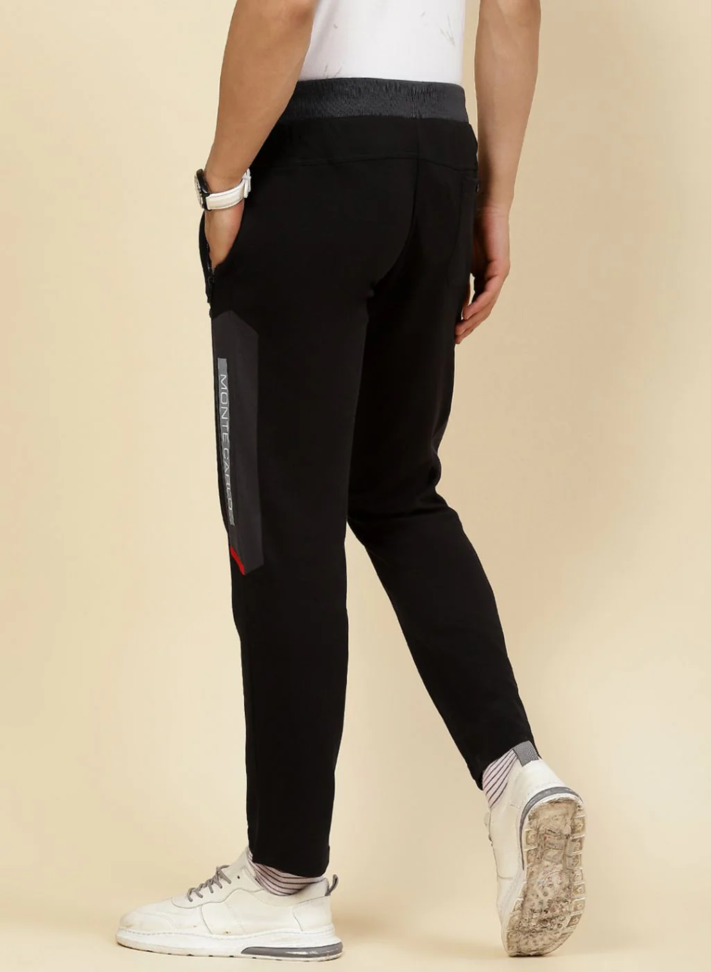 Men Black Regular Fit Lower - Image 5