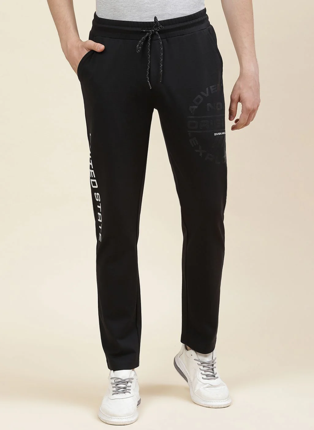 Men Black Regular Fit Lower - Image 2