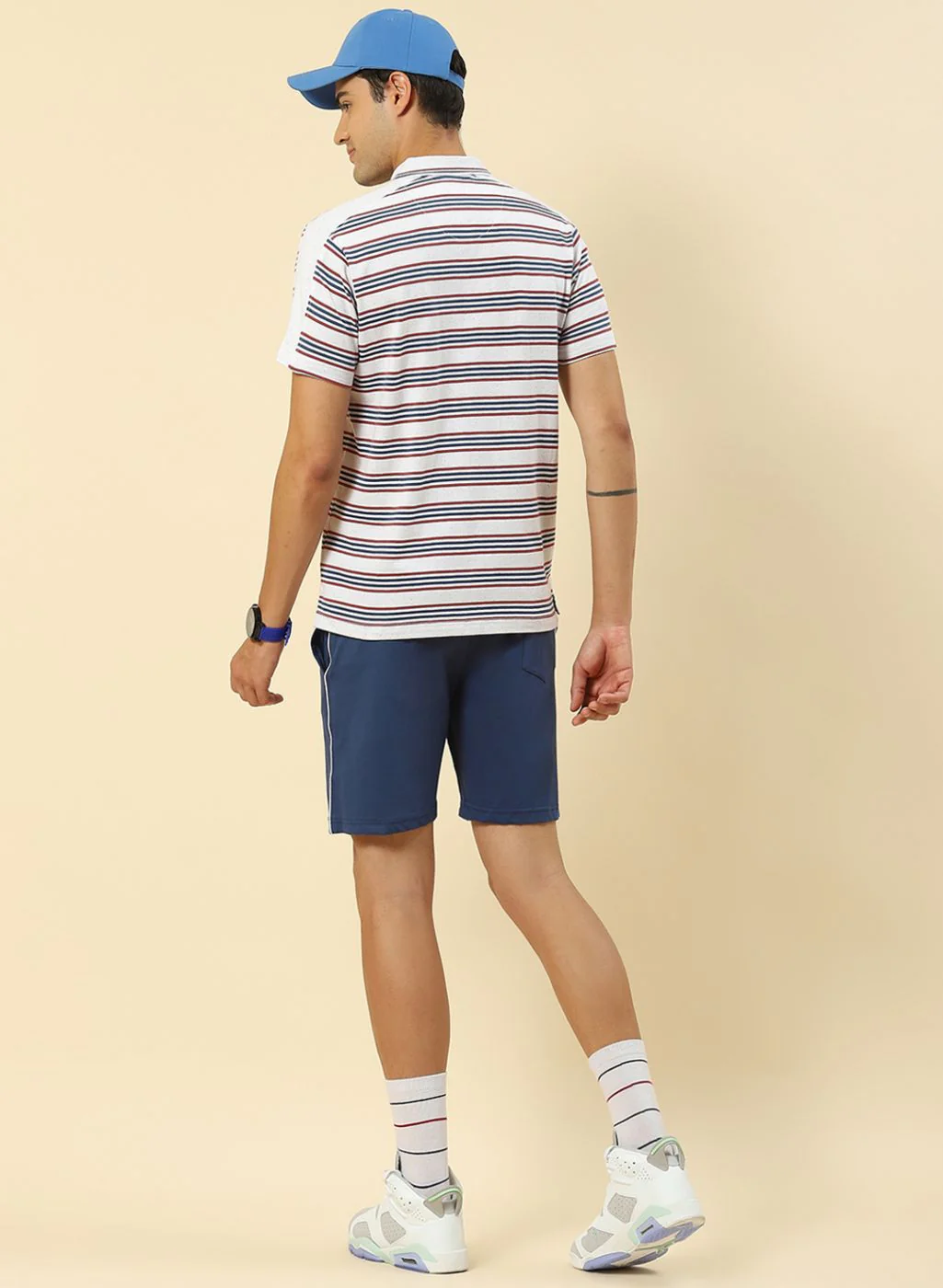 Men Blue & Grey Printed Combo Set - Image 7