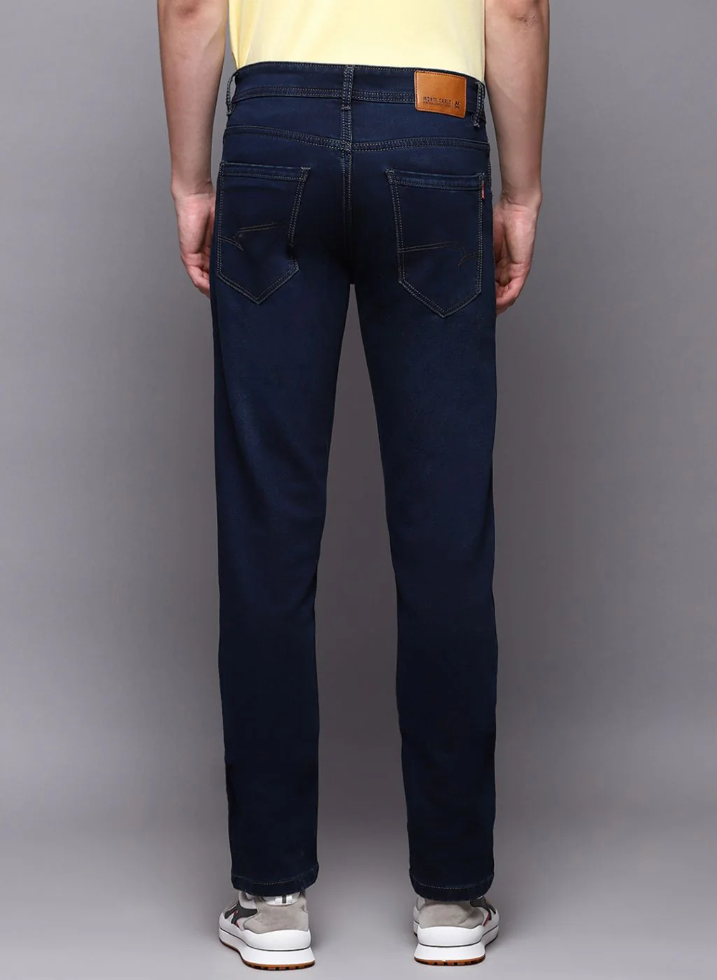 Men Blue NArrow Fit Denim - Image 5