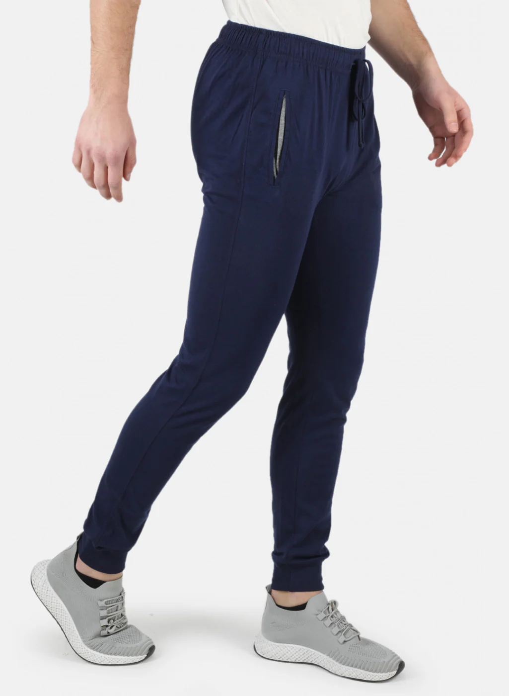 Men Blue Plain Lower - Image 5