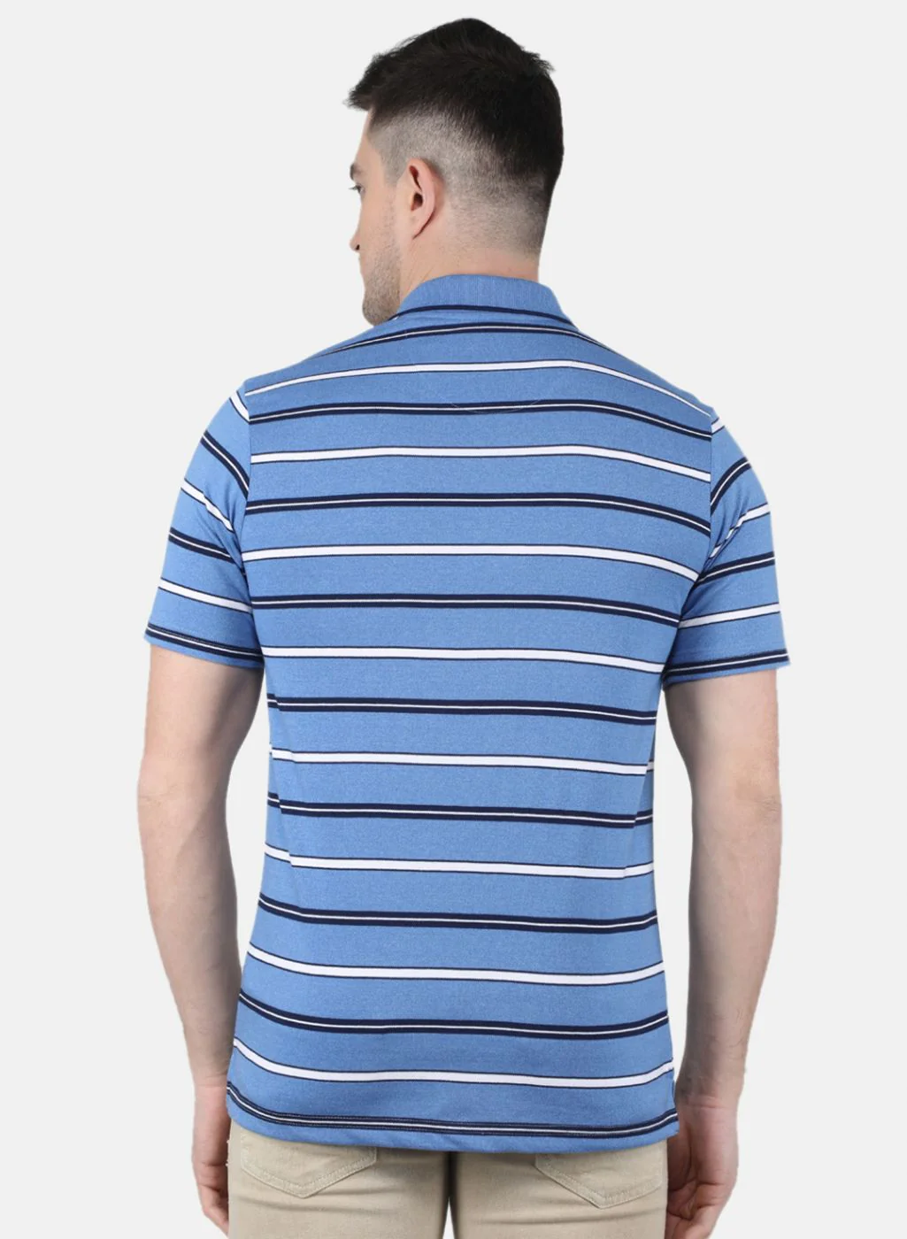Men Blue Printed T-Shirt - Image 3