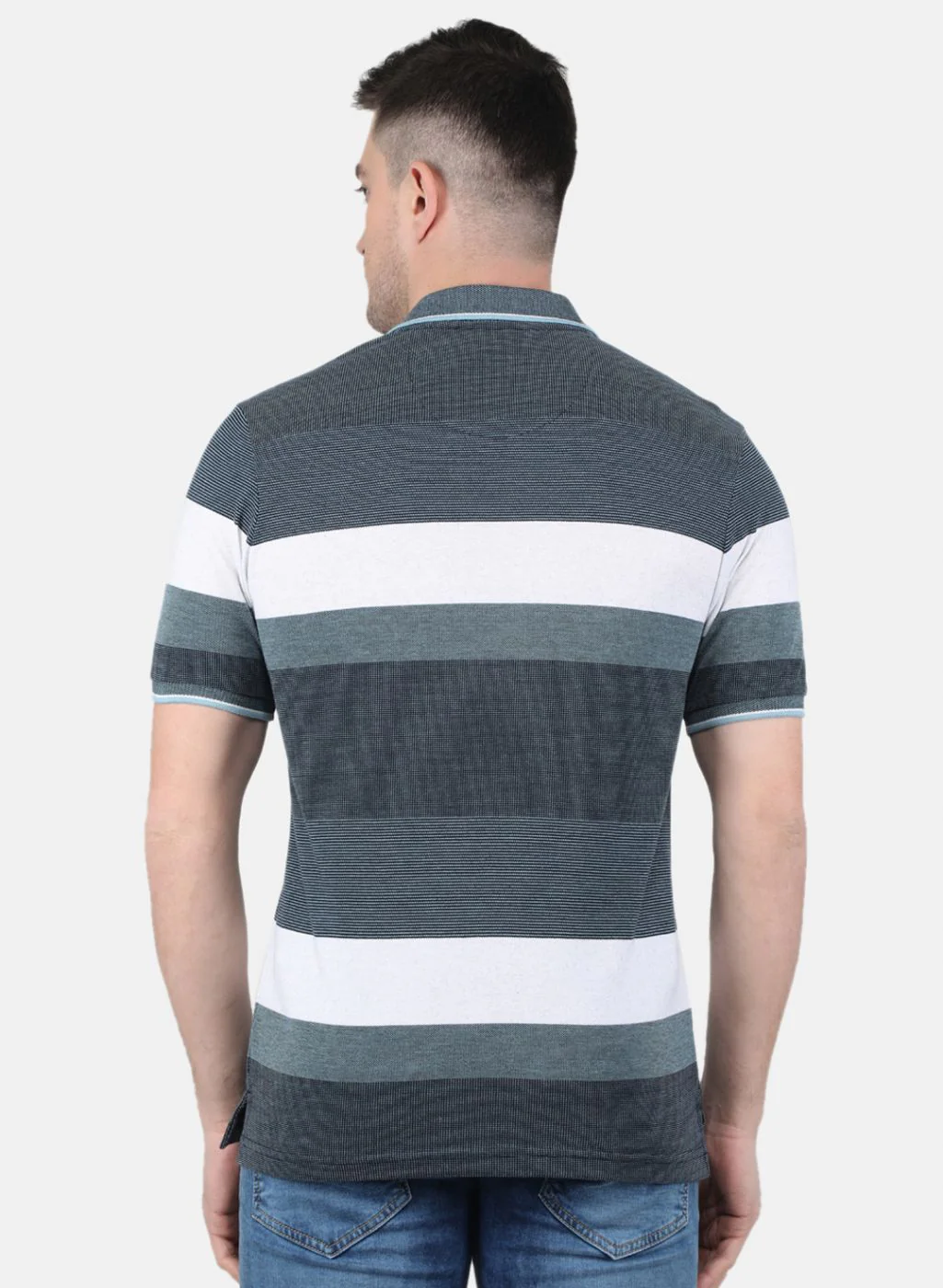 Men Blue Printed T-Shirt - Image 3
