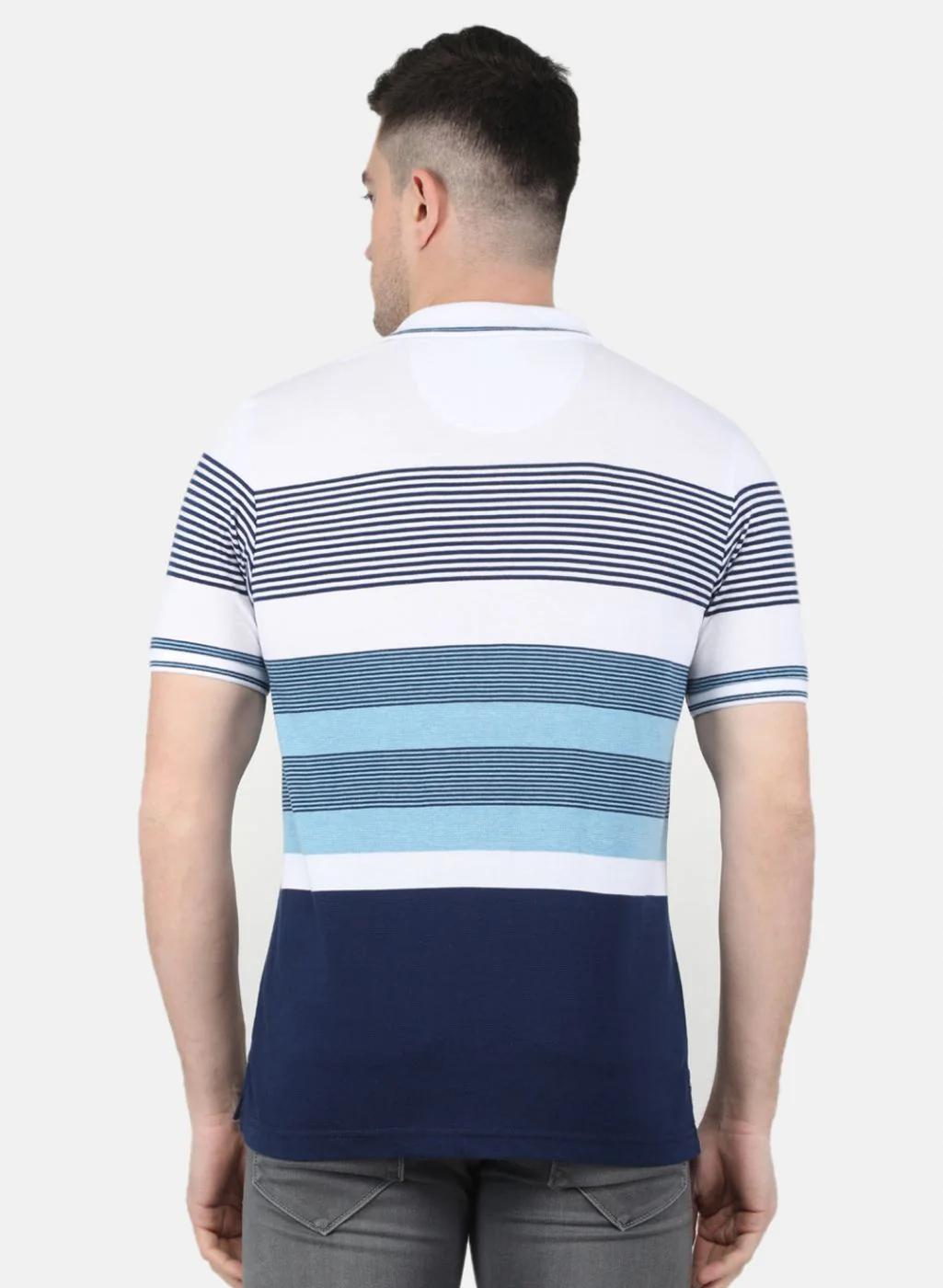 Men Blue Printed T-Shirt - Image 3