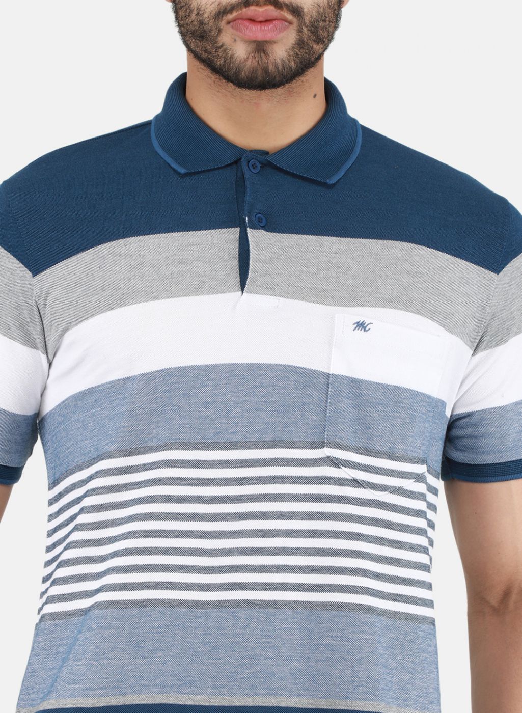 Men Blue Printed T-Shirt - Image 5