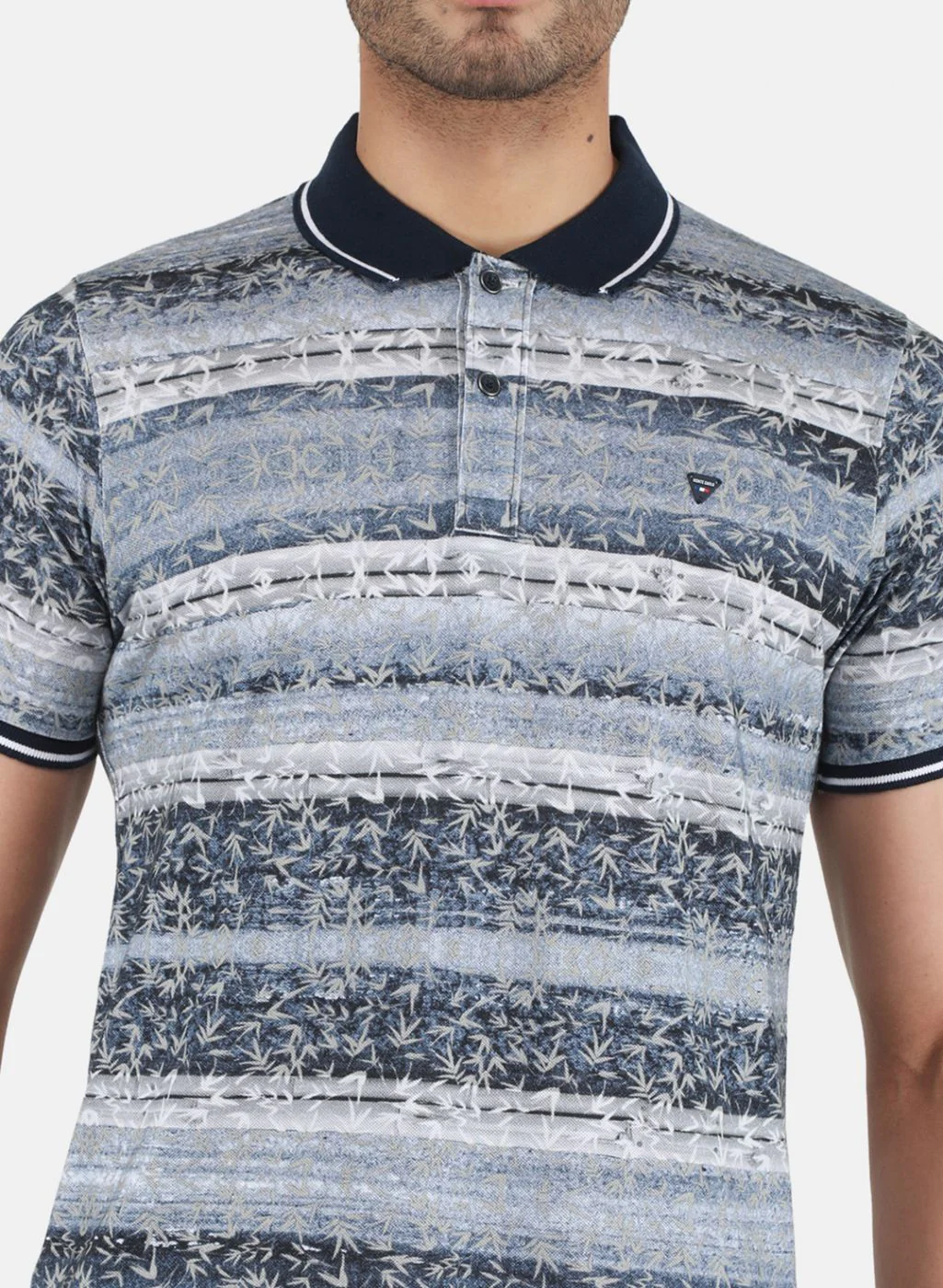 Men Blue Printed T-Shirt - Image 5