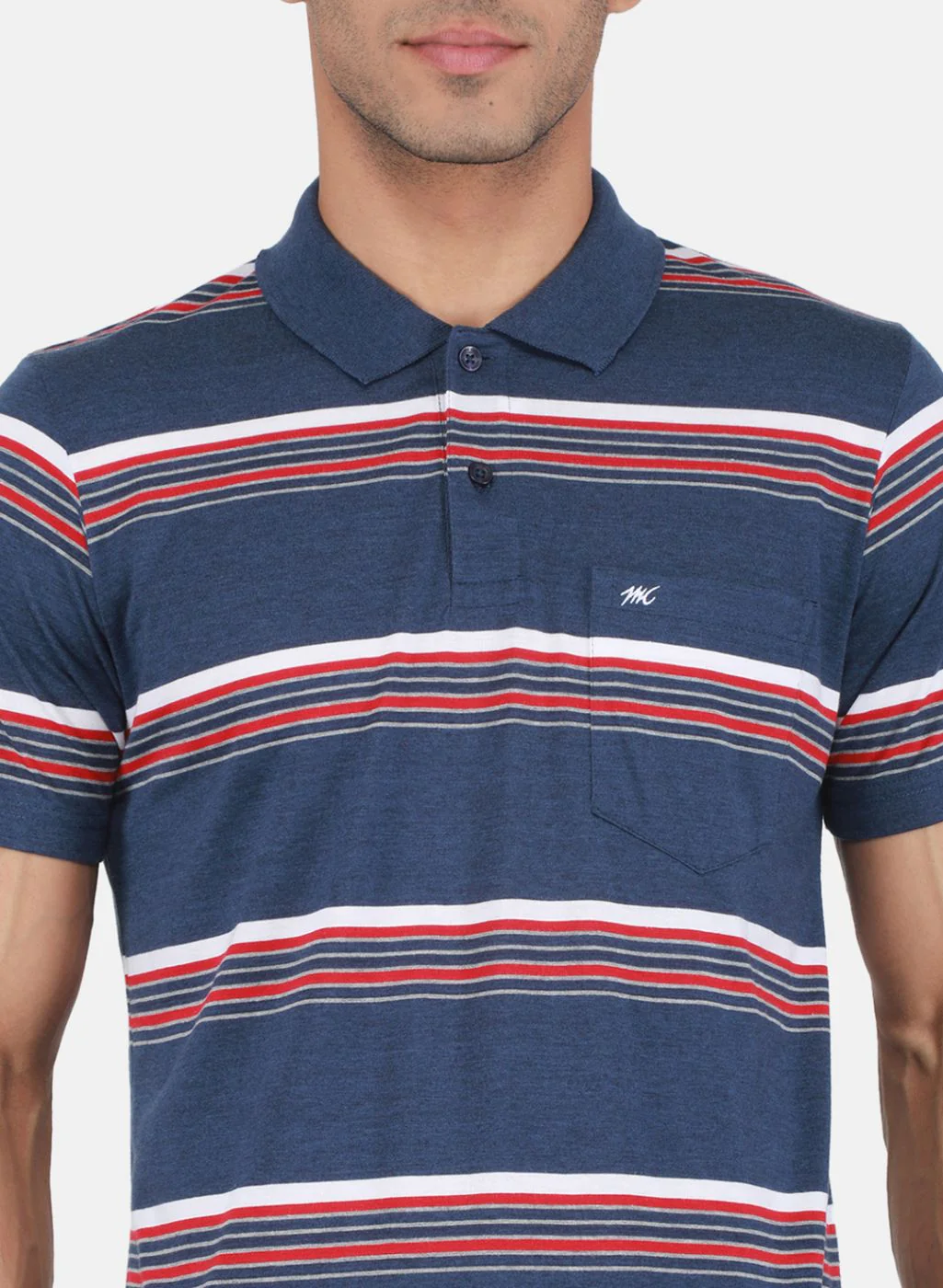 Men Blue Printed T-Shirt - Image 5