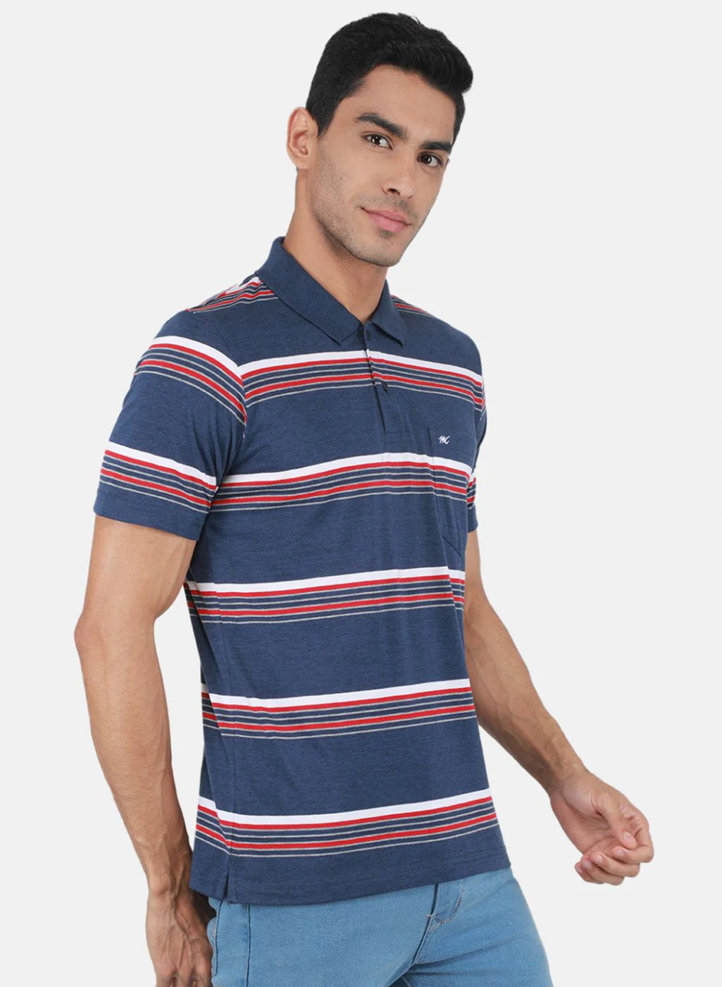 Men Blue Printed T-Shirt - Image 6