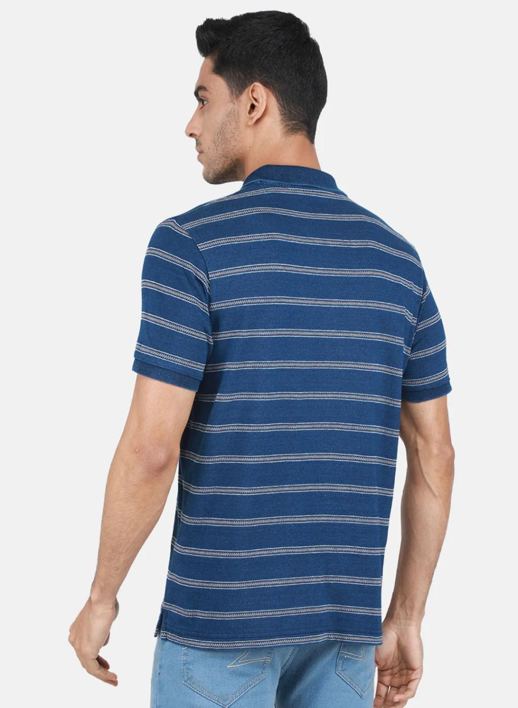 Men Blue Printed T-Shirt - Image 3