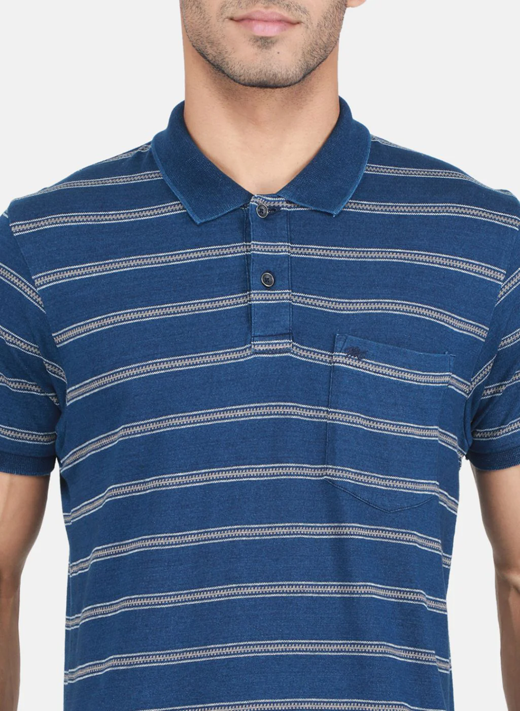 Men Blue Printed T-Shirt - Image 5