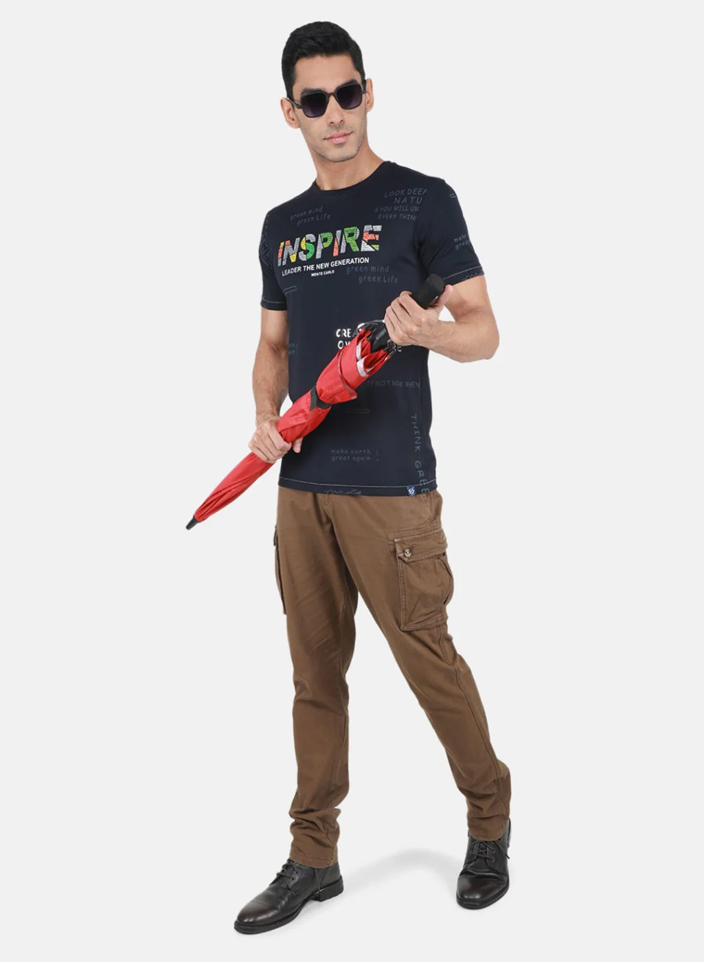 Men Blue Printed T-Shirt - Image 4