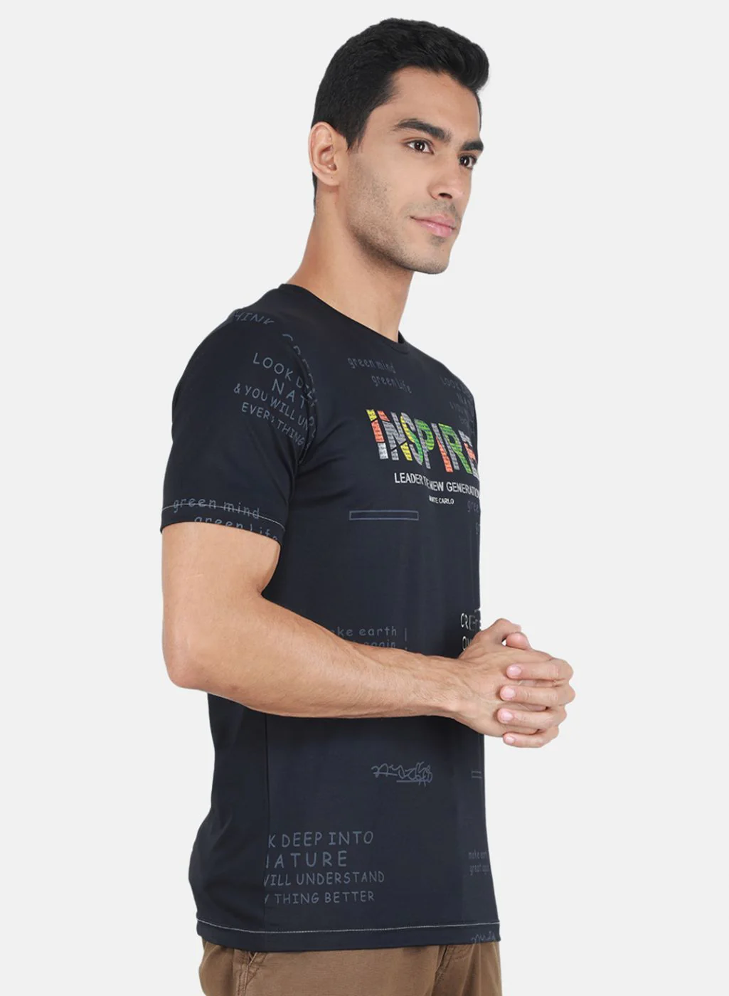 Men Blue Printed T-Shirt - Image 6