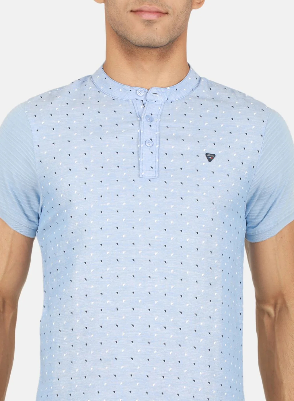 Men Blue Printed T-Shirt - Image 5