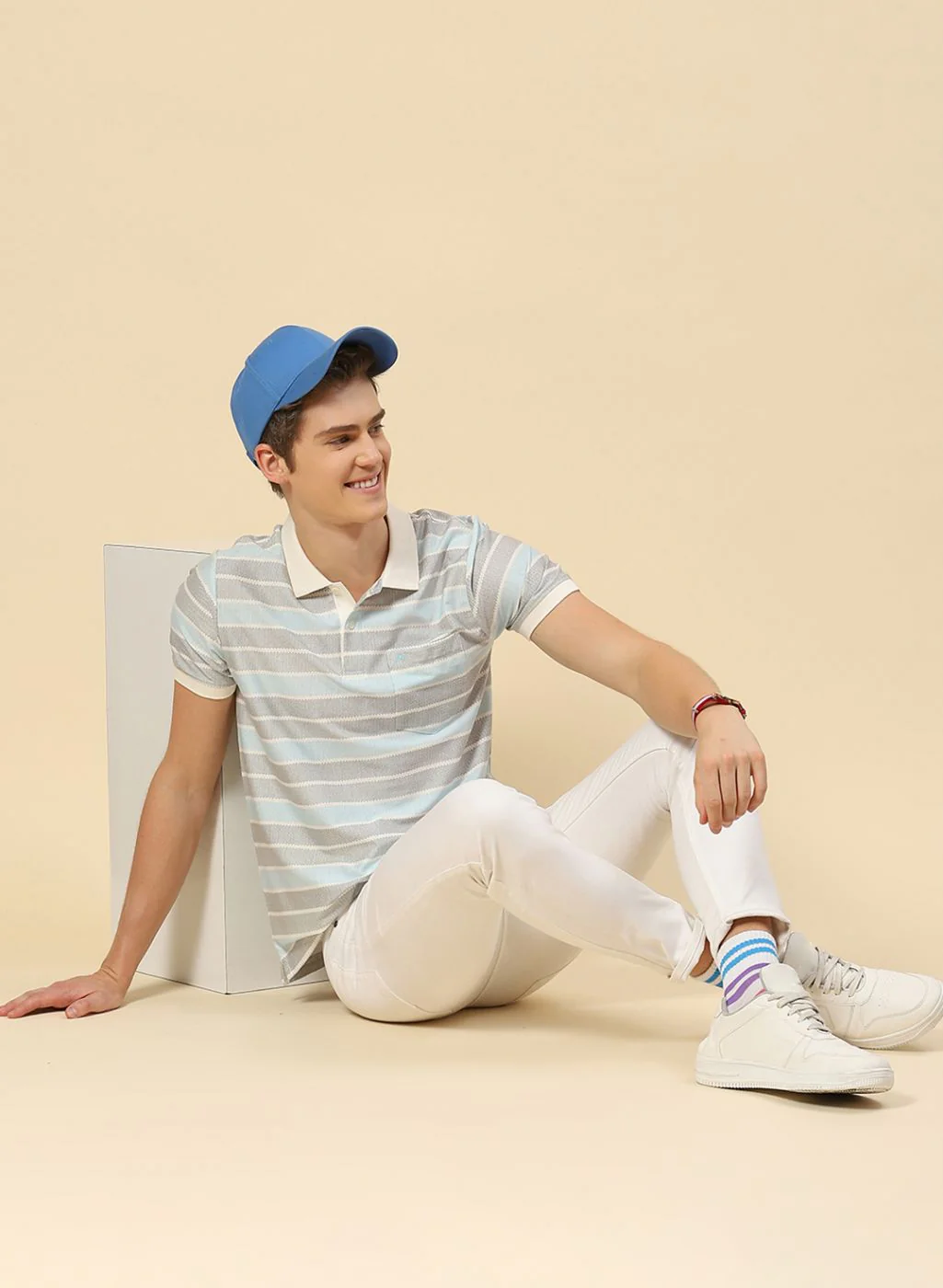 Men Blue Printed T-Shirt - Image 5