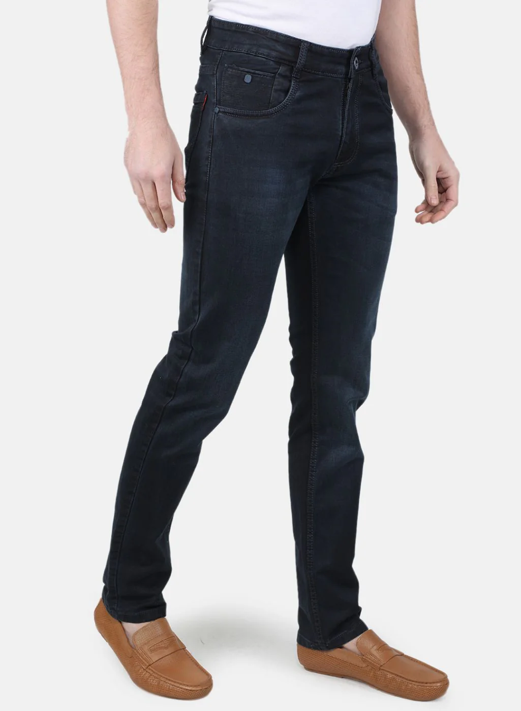 Men Blue Regular Fit Denim - Image 6