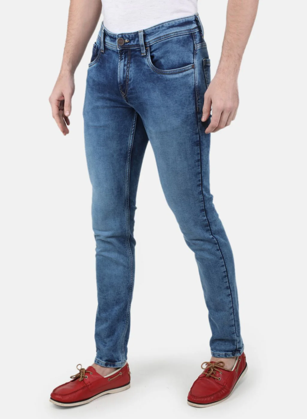 Men Blue Regular Fit Denim - Image 2