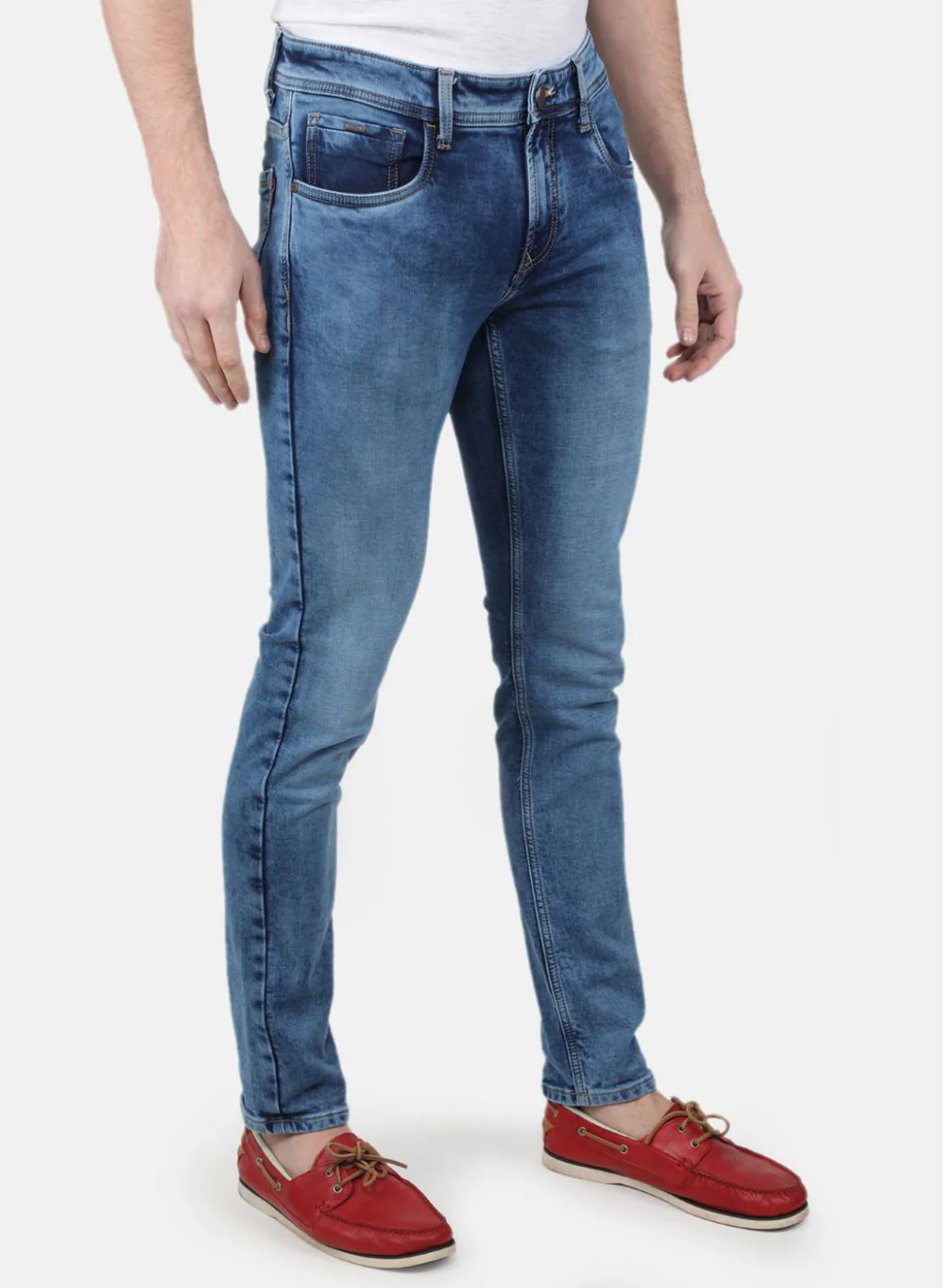 Men Blue Regular Fit Denim - Image 6