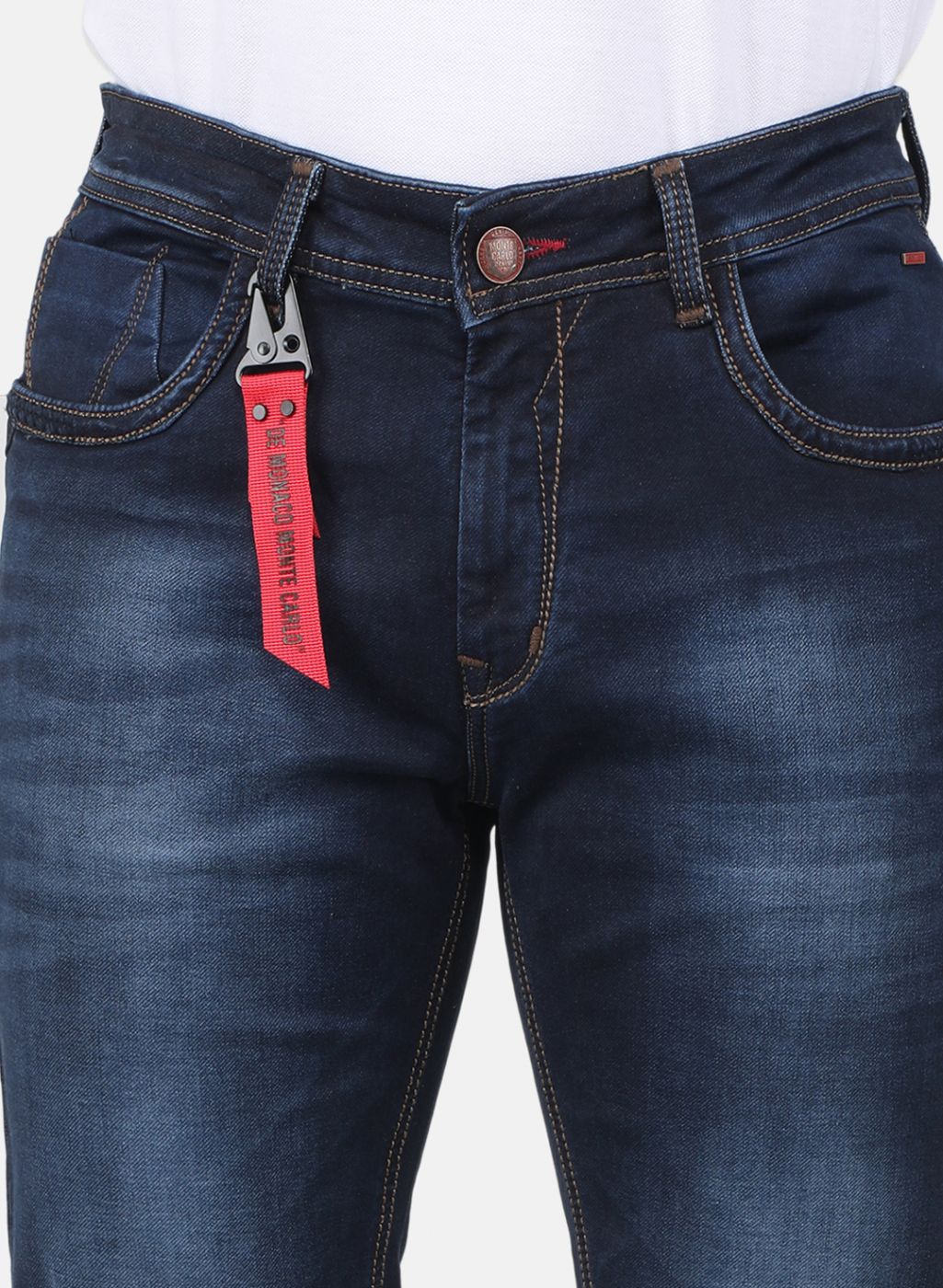 Men Blue Regular Fit Denim - Image 5