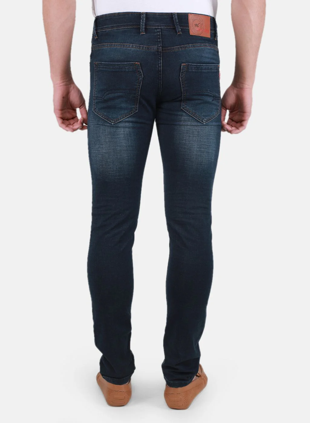 Men Blue Straight Fit Denim - Image 3