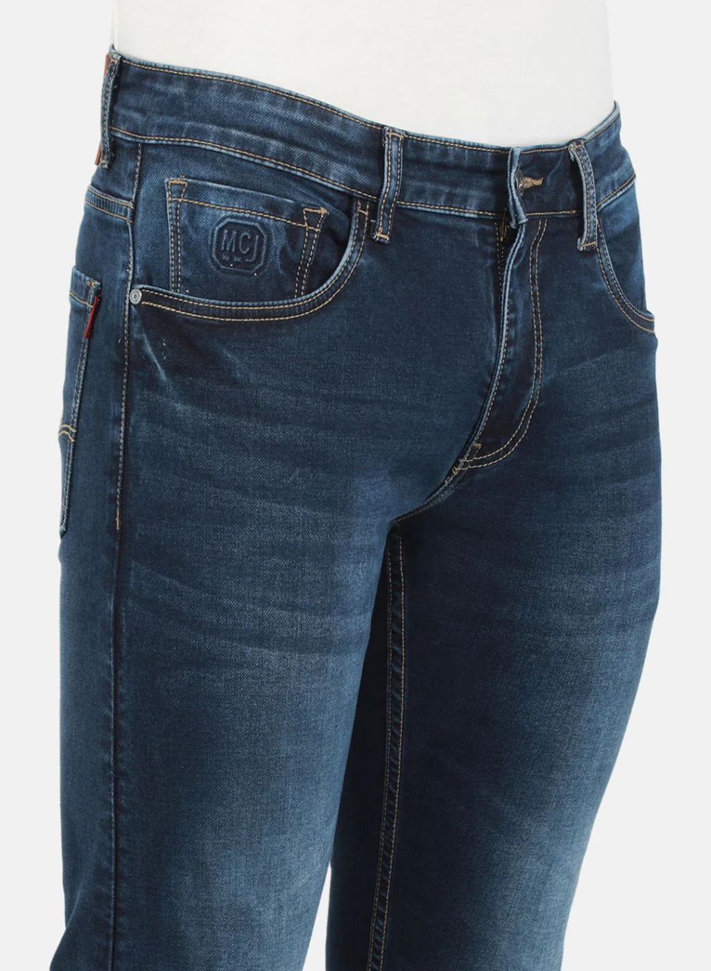 Men Blue Regular Fit Denim - Image 5