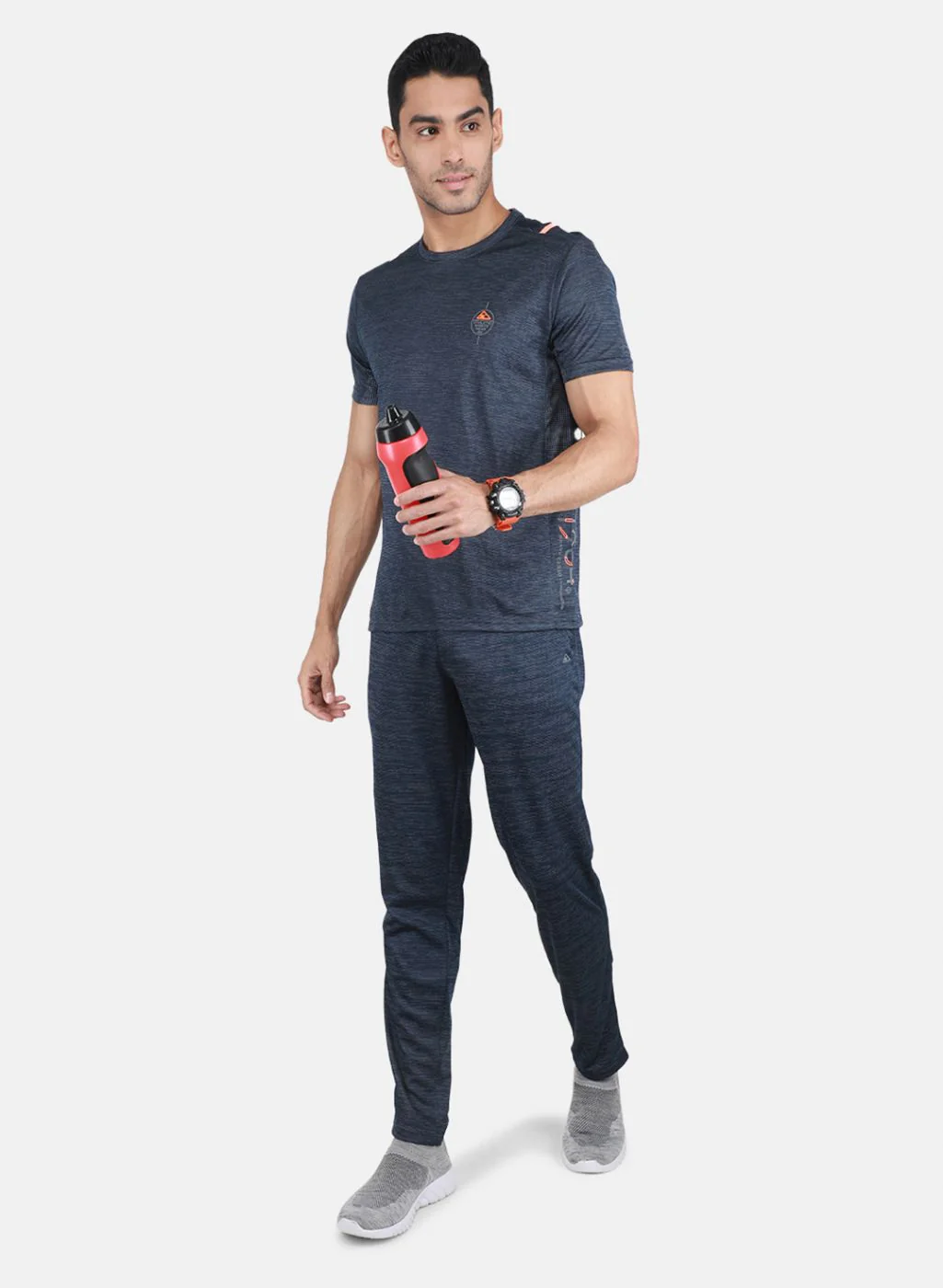 Men Blue Solid Lower Set - Image 4