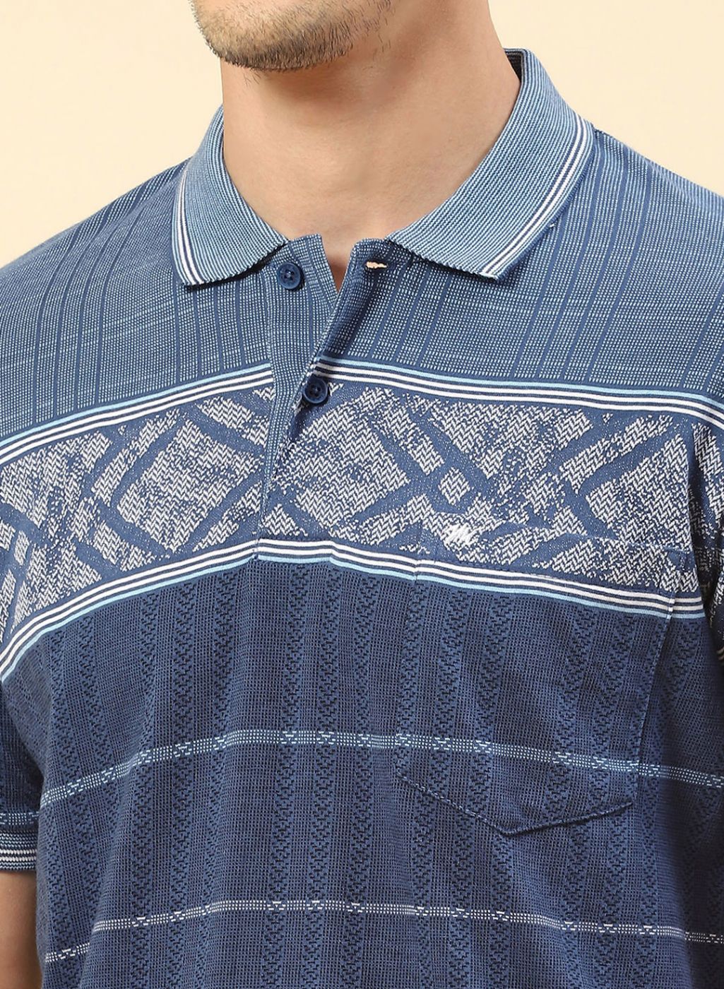 Men Denim Printed T-Shirt - Image 6