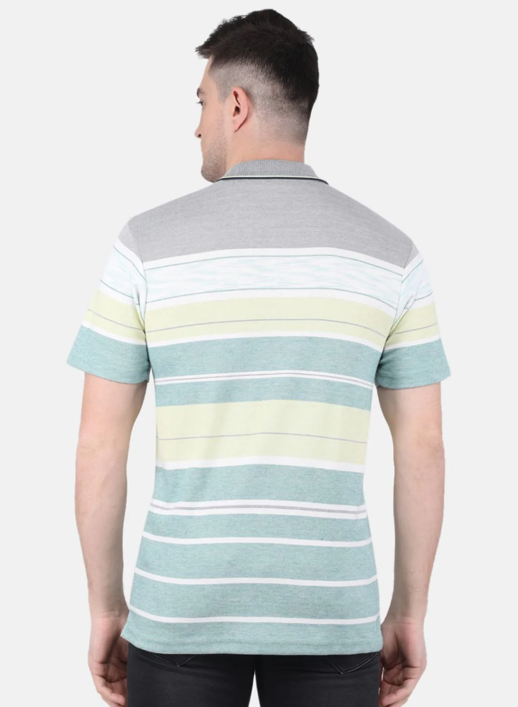 Men Green Printed T-Shirt - Image 3